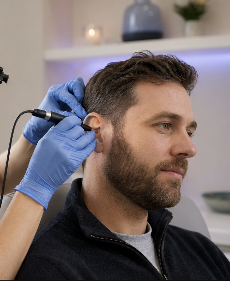 Microsuction ear wax removal treatment